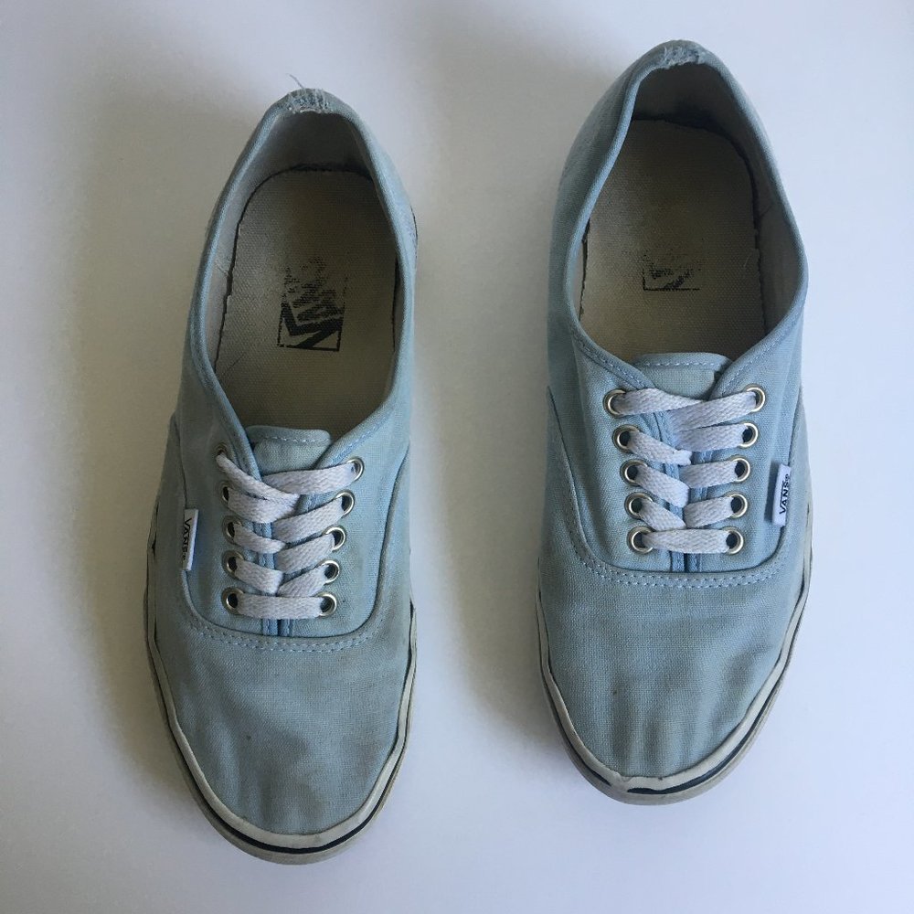 Vans Light Blue Women's Size 9.5
